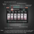 DC 24V Relay Module, 6 Channel SPDT Switch Module with Isolated Optocoupler DIN Rail Mount Pluggable Power Relay Module. 