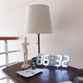 3D LED Digital Clock Electronic Table Clock Alarm Clock Wall Glowing Hanging Clocks - Wall Clock. 