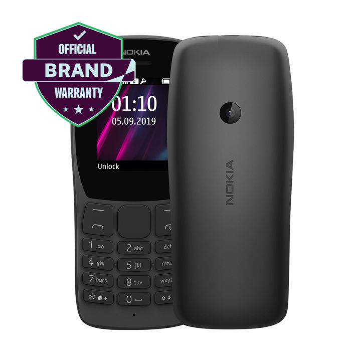 Nokia 110 (2019) Dual Sim Black Colour