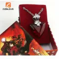 2022 Fate stay Night Tohsaka Rin Necklace Girls Women's Choker Anime Jewelry Red Crystal Pendant Necklaces Cosplay Party Accessories. 