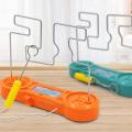1Set Kids Collision Electric Shock Toy Education Electric Touch Maze Game. 