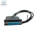 USB to 25 Pinhole Parallel Port Cable Converter DB25 Interface Style Parallel Port Printer Data Cable Connection Cable Adapter. 
