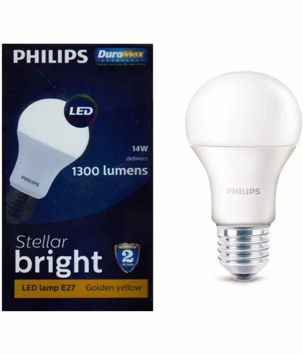 Philips%20Stellar%20Bright%2014W%201260lm%20E27(Thread%20Type)%203000K%20A60%20Warm%20White%20-%20Image%204