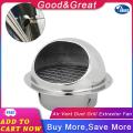 GoodGreat 304 Stainless Steel 60/70/80/100/120/150/160/180/200MM Round Air Vent Duct Grill Extractor Fan Tumble Dryer Ventilation Wall Hood Windshield Out Of the Wind and Rain Vent Outdoor,Ceiling Exhaust Duct Cover Outlet. 