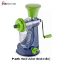 Plastic Hand Juicer Fruit & Vegetable Manual Juicer with Steel Handle, Mini Juicer Machine. 