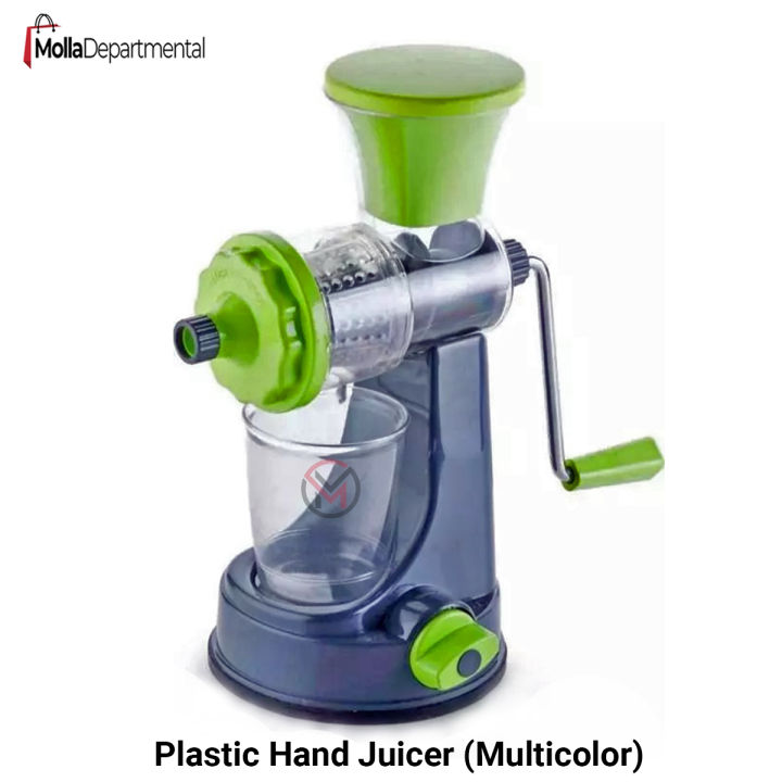 Plastic Hand Juicer Fruit Vegetable Manual Juicer with Steel