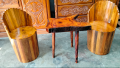 কাঠের কফি টেবিল (লাইভ এজ) - table. 