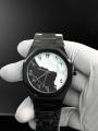 Minimalist Arabic Numerals Men’s white& Black& Wristwatch materials steel& and–. 