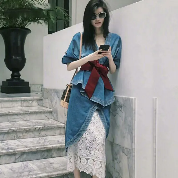 Girl%20Wide%20Waist%20Fabric%20Belt%20Women%20Ladies%20Silk%20Scarf%20Solid%20Ribbon%20Knot%20Rope%20Dress%20Stylish%20Gift%20GJCUTE%20-%20Image%204