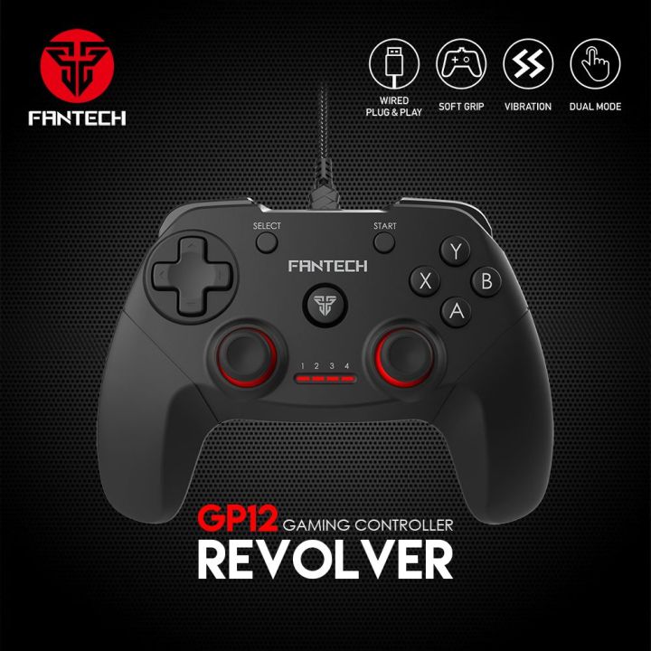 FANTECH%20REVOLVER%20GP12%20Gamepad%20Wired%20PC%20Game%20Controller%20Joystick%20Dual%20Vibration%20For%20Windows%20PC%20PS3%20Playstation%20Android%20-%20Image%208