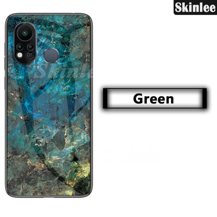 Phone%20Case%20for%20Infinix%20Hot%2011S%20Back%20Cover%20Fashion%20Marble%20Tempered%20Glass%20Soft%20Silicone%20Cases%20for%20Infinix%20Hot%2011S%20Cover%20-%20Image%204
