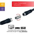 Dish Cable Jointer Cable Extension Female Adaptor Rg6, Rg59. 