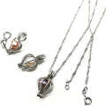 Love season Necklace Making Kit Cage Pearl in Kit Set Necklace Kit For women. 