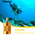 PCP SCBA Filling Valve Station Charging Kit Adapter To G5/8 or 5/8BSPP DIN Adaptor 300 Bar W/8Mm Quick Disconnect,Male. 