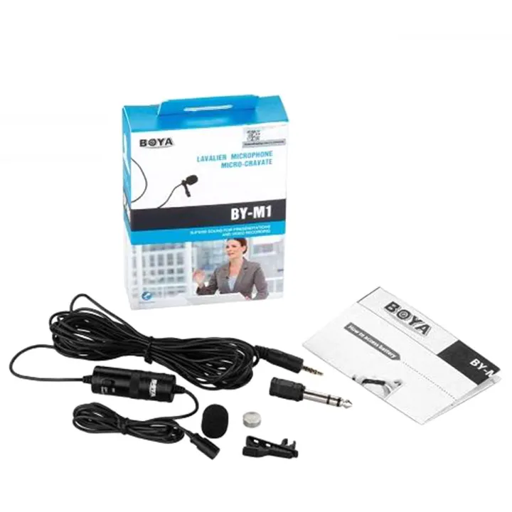 BOYA%20BY%20M1%20Microphone%20Boya%20Professional%20Microphone%20For%20Mobile%20&%20Dslr%20-%20Black%20-%20Image%205