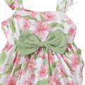 GC Toddler Girls 2 Pcs Lettuce Trim Shorts Set Ruffled Sleeve Square Neck Bowknot Tank Top Elastic Waistband Shorts Outfit.