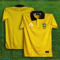 Brazil Jersey 2025/26 Short Sleeve Polo Football Jersey For Men - Half Sleeve Polo - Brazil Jersey 2026/27. 