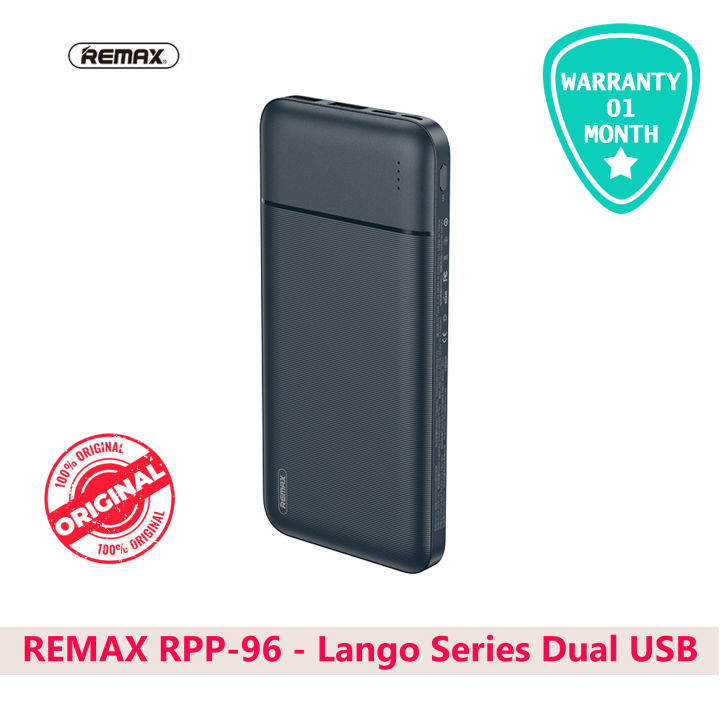 Remax RPP-96 Lango Series Dual USB Ports 10000mAh Fast Charge Power ...