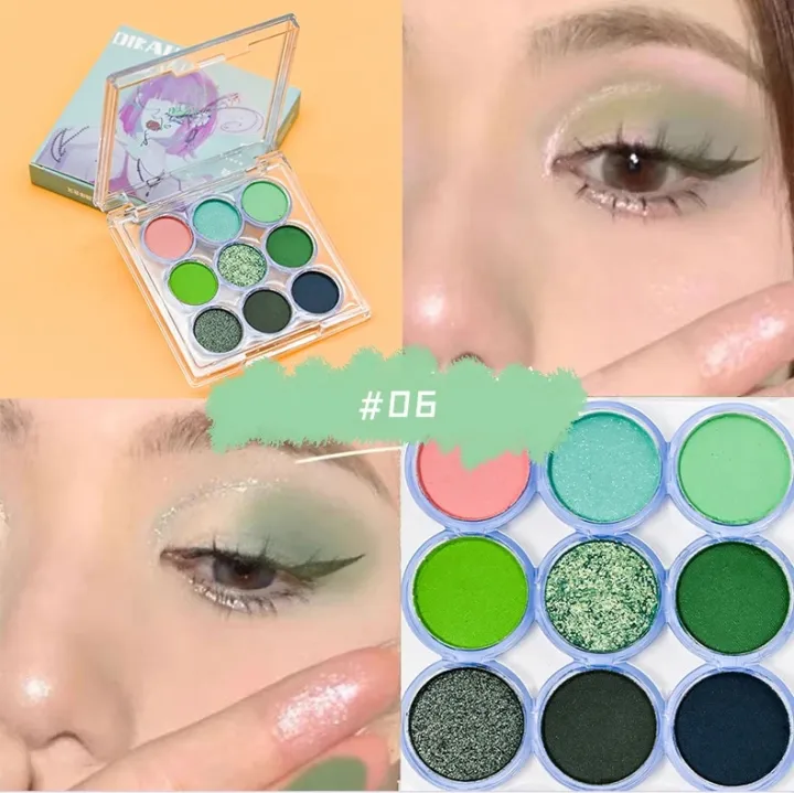 DIKALU%209%20Colors%20Makeup%20Party%20Eyeshadow%20Pallete%20Shiny%20Purple%20Eye%20Shadow%20Palette%20Brown%20Shimmer%20Glitter%20Matte%20Shades%20Neon%20Pigments%20Loser%20Lione%20-%20Image%204