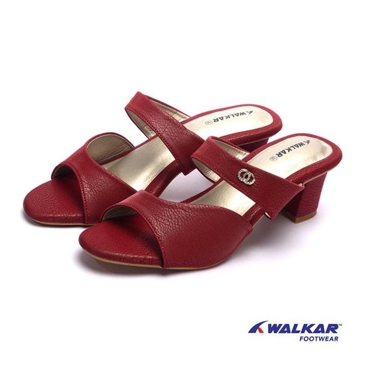 Walkar Ladies Heel Maroon