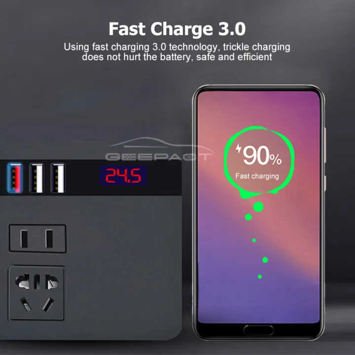 Geepact%20Car%20Inverter%20A/C%2012V/24V%20to%20D/C%20110V/220V%20Digital%20Display%20Car%20Power%20Adapter%20Auto%20Converter%20QC3.0%20Fast%20Charging%20Inverter%20Multi-Protection%20Car%20Charger%20Adapter%20Car%20D/C%20Power%20Home%20A/C%20Power%20Converter%20-%20Image%208