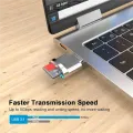 USB Type C to Micro-SD/TF Card Reader Micro-SD Card Adapter Memory Card Reader for Type-C B. 