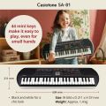 Casiotone Mini Keyboard SA-81 with Piano tones, Black. 