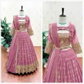 Latest Designer Ready to Wear Lehenga Choli with Heavy Embroidery Work Wedding Bridal Lehenga Choli Dupatta, Fully Stitched1. 