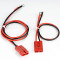 50A For Anderson Plug Lead To Plug M8 Terminal Battery Charging Connector Cable 1000V DC 10AWG 30cm/50cm/100cm Extension Cord.