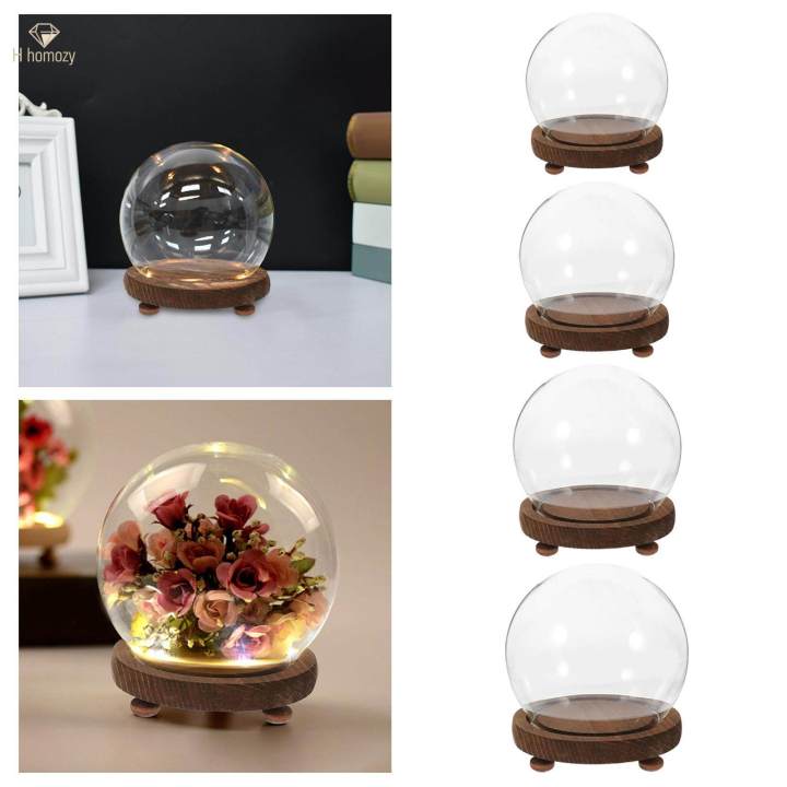 Glass%20Display%20Micro%20Landscape%20DIY%20Decorative%20Clear%20Dome%20for%20Photos%20Medals%20Decoration%20Home%2010cm%20-%20Image%202
