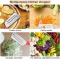 Durable and Sharp Cabbage Kitchen Knife vegetable cutter slicer with Premium Stainless Steel Cabbage Cutter with Two Sharp Blades Easy to Clean-The Asia Express. 