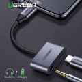 UGREEN CM193 USB C to 3.5mm Audio Jack With Type-C Adapter Play Music Calling And Charging Supported Adapter. 