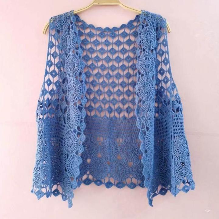 Knitted%20Hollow%20Vest%20Retro%20Knitted%20Crochet%20Sleeveless%20Women's%20Summer%20Vest%20Stylish%20Open%20Stitch%20Cardigan%20for%20Daily%20Outwear%20Loose%20-%20Image%203