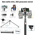 SH Table Floor Selfie Tripod For Phone Camera Stands Reflectors Photo Studio Video With Bluetooth Remote Control Shooting.
