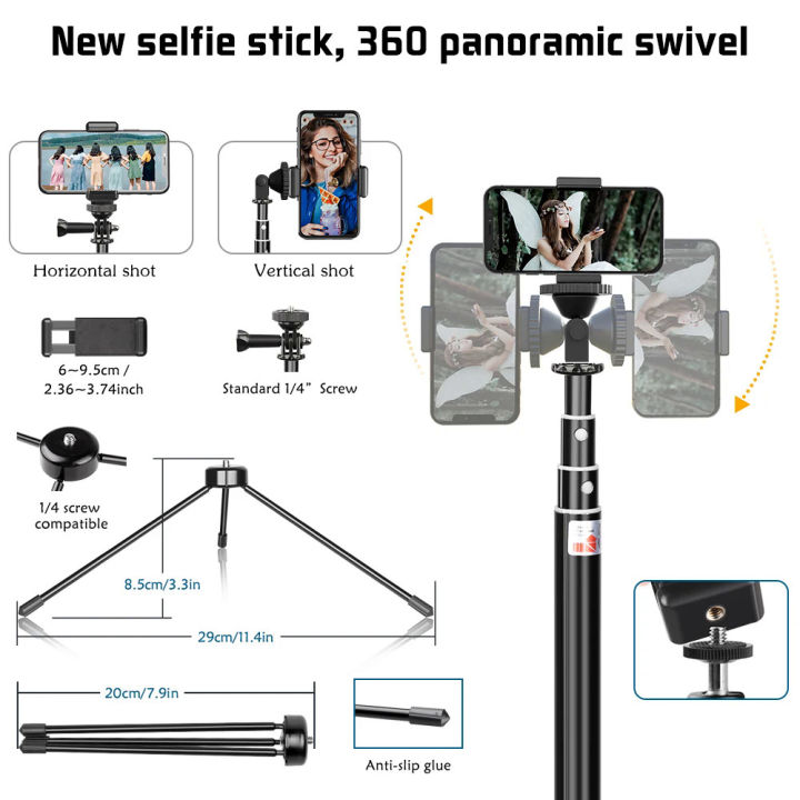 SH%20Table%20Floor%20Selfie%20Tripod%20For%20Phone%20Camera%20Stands%20Reflectors%20Photo%20Studio%20Video%20With%20Bluetooth%20Remote%20Control%20Shooting%20-%20Image%203