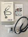 MDF Acoustica Lightweight Dual Head Stethoscope - All Black Edition, MDF747XP-all black.