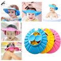 Baby Shower Cap with Ear Protection – Adjustable Kids Shampoo Bath Hat for Toddlers [Random Colour]. 