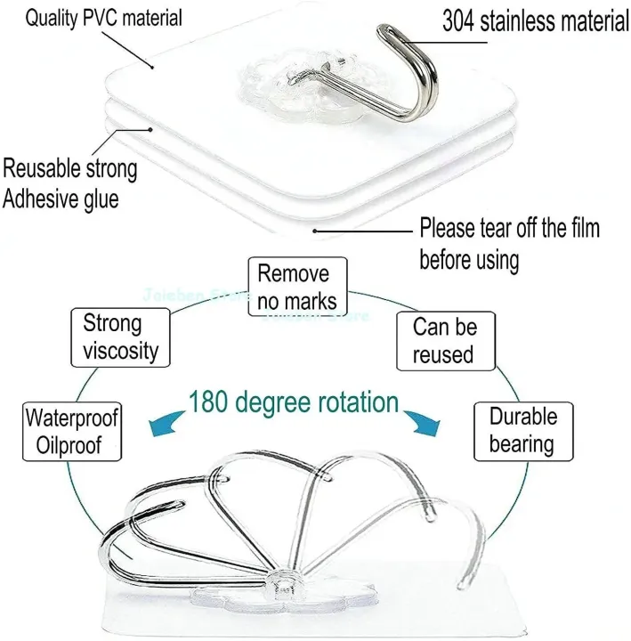 Transparent%20Wall%20Hooks%20Heavy%20Duty%20Multi-Purpose%20Wall%20Hook%20Adhesive%20Hooks%20Door%20Hangers%20Load%20Rack%20Hooks%20Strong%20Bathroom%20Kitchen%20-%20Image%202
