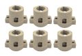 High temperature resistant ceramic lamp/Bulb holder E27(Patch type)/B22( Pin type)   High quality ceramic Light Base. 