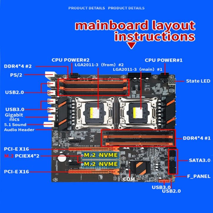 X99%20Motherboard%20LGA%202011-3%20Support%20Dual%20CPU%20DDR4%20Support%208X32G%20Memory%20for%20LGA%202011-3%20Xeon%20E5%20Series%20-%20Image%209