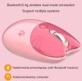Mofii Bluetooth Wireless Mouse Computer Mouse Cute Cat 2.4G Wireless Mice Ergonomic Gaming Mouse Compatible with Ipad /Laptop. 