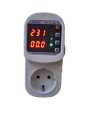 Over Voltage Current Under Voltage Protector Socket AC 220V Adjustable 16A Surge Protector EU Plug Socket Safe Protect.