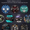 Lige AMOLED Smart Watch Men Steel Band Watch For Men Smartwatch Bluetooth Call Full Touch Fitness Bracelet Clock New Business. 