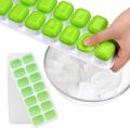 Sunshine Ice Cube Tray, Flexible 14-Ice Trays with Spill-Resistant Detachable Easy-Release Silicone. 