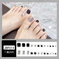 【The Edge of Beauty】New UMMER 24 Feet Nail Feet Nail Tip Finihed Product Wholeale Toenail Nail Patch Nail ticker Fake Nail Tip.