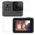 Tempered Glass Protector Cover Case For GoPro Go pro Hero 5 6 7 Hero5 Hero6 Hero7 Black Camera Lens LCD Screen Protective Film. 