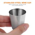 Shot Cups Stainless Steel Glasses Glass Metaldrinking Cup Silver Bulkcamping Aluminum Small Home Portable 30Ml Espresso. 