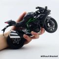 1/9 KAWASAKI H2R Ninja Toy Motorcycle Diecast Metal Large Size Model Super Racing Sound Light Collection Gift For Boy Children. 
