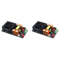 2X HIFI IRS2092 1000W Mono Channel Digital Class D Stage Subwoofer Power Amplifier Board with Speaker Protect Relay-A.