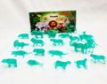 Animal Kingdom 22 Piece Set for Kids Plastic Mini Jungle Animals Toys.